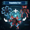 15PCS Robot Fidget Spinner Transformable Chain Toy Xmas Gift for Kids Adults, Stretchy Robot Deformable Sensory Toy, Hand Spinning Desk Toy Gadget, Birthday Gift Classroom Prizes Party Favor Supply view 2