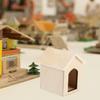 EXCEART Dollhouse Dog House 1/12 Dolls House Dog Kennel Miniature Dollhouse Garden Decoration Accessories view 2