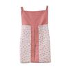 1 PC Light Pink Hearts Print pattern Crib Diaper Stacker Storage Organizer view 2