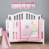 1 PCs Pink Birds Elephant Crib Diaper Stacker Storage Organizer view 2