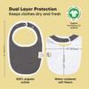 8-Pack Organic Baby Bibs for Boys, Girls - Soft Cotton Drooling and Teething Bibs for Baby Girl & Boy, Extra Absorbent, Easy To Clean & Put On for Toddler, Newborn, Infant 0-24 Months (Basics) view 3