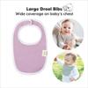 8-Pack Organic Baby Bibs for Boys, Girls - Soft Cotton Drooling and Teething Bibs for Baby Girl & Boy, Extra Absorbent, Easy To Clean & Put On for Toddler, Newborn, Infant 0-24 Months (Muted Pastel) view 2