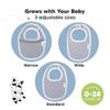 8-Pack Organic Baby Bibs for Boys, Girls - Soft Cotton Drooling and Teething Bibs for Baby Girl & Boy, Extra Absorbent, Easy To Clean & Put On for Toddler, Newborn, Infant 0-24 Months (Muted Pastel) view 4
