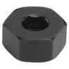 Raguso 4pcs Wheel Hex Hub Adapters 5mm to 12mm Combiner Aluminum Alloy Hex Hub Adapter Compatible with WPL D12 1/10 RC Trucks RC Car Spare Upgrade Parts(Black) view 2