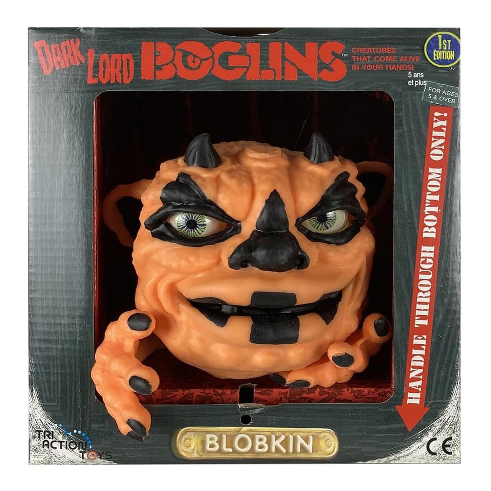 Boglins Dark Lord Blobkin 8 Foam Monster Puppet with Super Stretchy Skin & Movable Eyes and Mouth, Popular Retro Toy from The 80's for Kids and Collectors