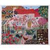 eeBoo 1000 Piece Puzzle - English Cottage Jigsaw Puzzle for Adults, Square 23" x 23" Made with Recycled Board & Vegetable-Based Ink view 2