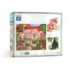 eeBoo 1000 Piece Puzzle - English Cottage Jigsaw Puzzle for Adults, Square 23" x 23" Made with Recycled Board & Vegetable-Based Ink view 3