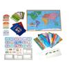 eeBoo World Traveler Pretend and Role Play Activity Set, Contains All of The Props Needed for Make Believe Travel Play, Ages 3 and Up view 2