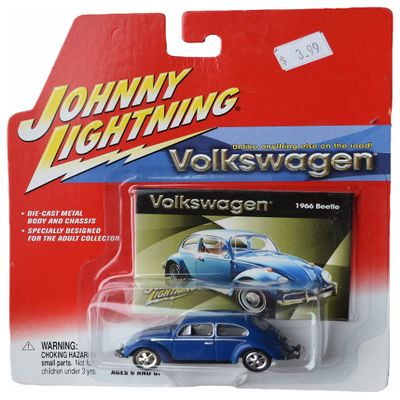 Johnny Lightning 1966 Volkswagen Beetle, Blue