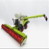 Marge Models CLAAS Lexion 8900 Terra Trac Combine with Header Cart 1:32 Scale Model 02531980, Green view 2