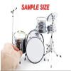 AXE HEAVEN Classic Studio Drum Kit Model Blue Sparkle - 1:4 Scale Model view 2