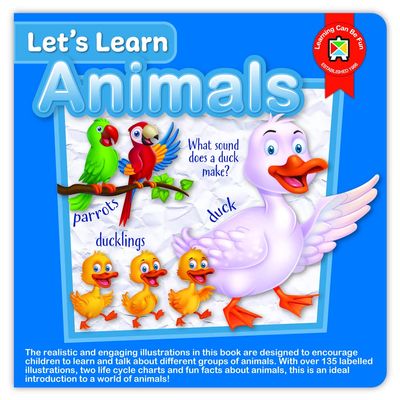 Learning Can Be Fun Let's Learn Animals Board Book