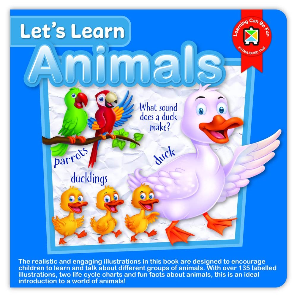 Learning Can Be Fun Let's Learn Animals Board Book