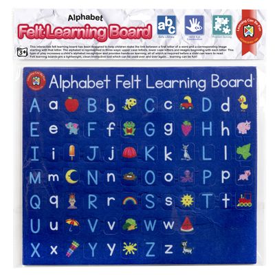 Learning Can Be Fun Alphabet Felt Learning Board