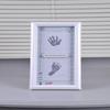 006 DIY Baby Handprint and Footprint Frame Kit - Baby Prints Photo Keepsake, Baby Keepsake Frame Kit, Baby Prints Photo Keepsake with Wood Frame view 2