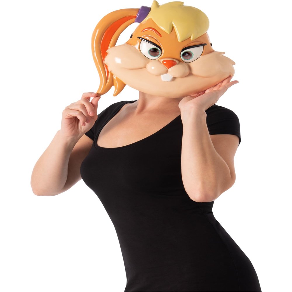 Rubies Costume Space Jam 2: A New Legacy Lola Plastic Half-Mask, One Size