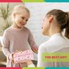 Baketivity Kids Baking Set, Meal Cooking Party Supply Kit for Teens, Real Fun Little Junior Chef Essential Kitchen Lessons, Includes Pre-Measured Ingredients (Kit +Hat & Apron, Pretty Petals) view 2