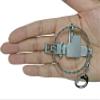Trappy - The Original MINI Bear Trap Keychain That Works - Silver,1 Pack view 4