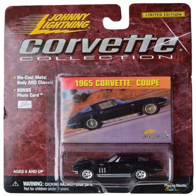 Johnny Lightning 1965 Corvette Coupe, Black