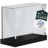 Dinavio Crafthouse Elite Trainer Box Acrylic Case - ETB Protector Case - Elite Trainer Box Protector - 8mm + 5mm Acrylic 5x3mm Magnets - Compatible with PKMN ETB Boxes (Black Base) view 1