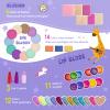 Tomons Kids Makeup Kit for Girl Real Washable Cosmetic Toy Beauty Set , Birthday Toys Gift for 3 4 5 6 7 8 9 10 year Girls view 2