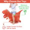 iPlay, iLearn Bouncy Pals Kids Dinosaur Hopper Ball, Inflatable Bouncing Animal Hopping Toys, Large Plush Ride on T-REX Bouncer, Outdoor Indoor Birthday Gift for 3 4 5 6 Year Old Boys Girls Toddlers view 3