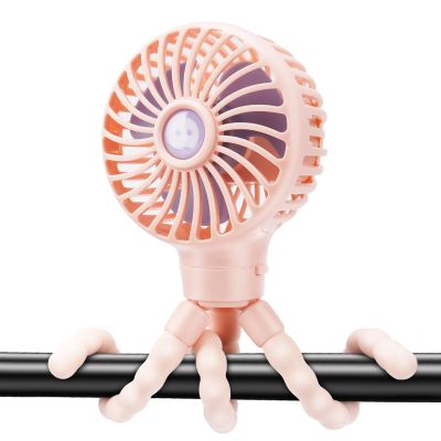 Rechargeable Stroller Fan Portable Small Handheld Mini Car Seat Clip On Fan With Removable Tripod 3 Speed 360 Rotate 2500 mAh Battery for Stroller Push Chair Crib Office Treadmill Bike and Travel