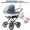 Rechargeable Stroller Fan Portable Small Handheld Mini Car Seat Clip On Fan With Removable Tripod 3 Speed 360 Rotate 2500 mAh Battery for Stroller Push Chair Crib Office Treadmill Bike and Travel view 3