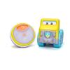 BB Junior Drive 'N Rock - Concrete Mixer with Drum: Toy Vehicle with Removable Musical Instrument, Includes Batteries, from 12 Months (16-89032), Yellow view 1