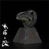 Lana Toys Nanmu Dinosaur Head Statue Carnotaurus Spinosaurus Velociraptor Mosasaurus Allosaurus Tyrannosaurus Rex Model Realistic Figure Resin Collector Decoration Gift Adult (Ankylosaurus) view 2