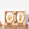 006 Wooden Baby Memory Box, Handprint Footprint Keepsake and Baby Photo Frame, Baby Keepsake Box for Boys and Grils, Picture Frame for Girl and Boy Baby Registry view 2