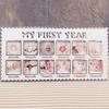 006 Baby First Year Frame Baby Picture Keepsake Frame for Photo Memories, Baby's First Year Frame, First Year Newborn Baby Collage Keepsake Picture Frame for Photo Memories view 2