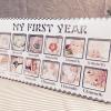 006 Baby First Year Frame Baby Picture Keepsake Frame for Photo Memories, Baby's First Year Frame, First Year Newborn Baby Collage Keepsake Picture Frame for Photo Memories view 3