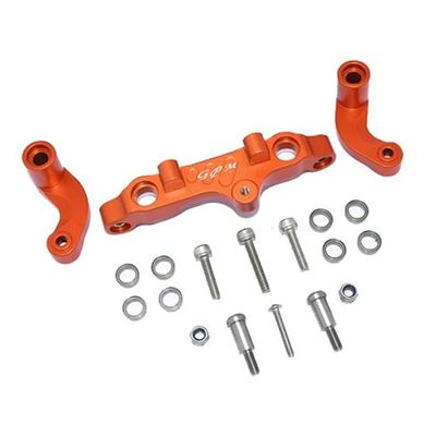 GPM Racing Aluminum Steering Arms Orange : 1/5 8S BLX Kraton & Outcast