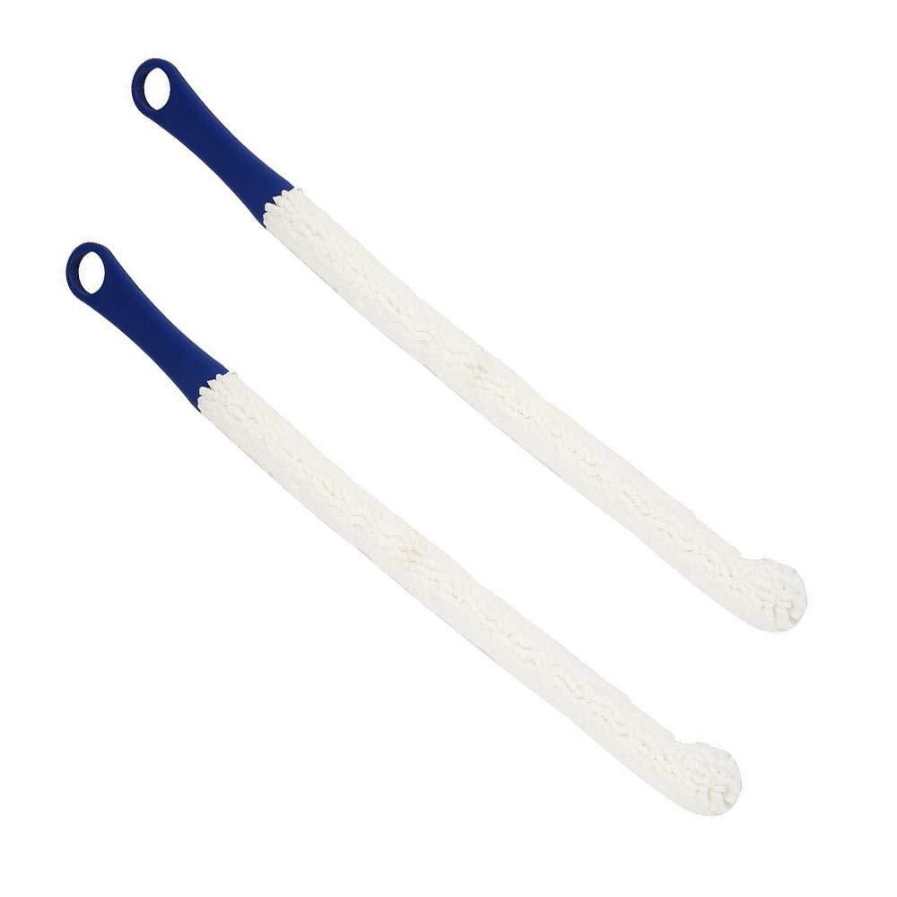 2PC Bottle Cleaning Brush Set Flexible Scourer Cup Multi-Function Household Tool Bottle Cleaning Brush Set of 2 Flexible Bottle Scourer Multi-Function Household Cleaning Tools for Cleaning of Wine