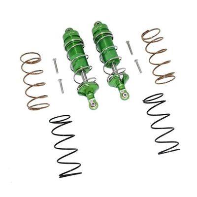GPM Aluminum Front Thickened Spring Dampers 107Mm -10Pc Set for ARRMA 1/10 4Wd Kraton 4X4 4S Blx-Ara102690 (Green)