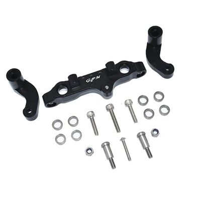 GPM Racing Aluminum Steering Arms Black : 1/5 8S BLX Kraton & Outcast