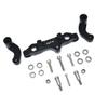 GPM Racing Aluminum Steering Arms Black : 1/5 8S BLX Kraton & Outcast view 1