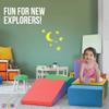 Play22 Soft Climbing Toys for Toddlers Indoor - 5 PC Baby Foam Climbing Blocks, PU Leather Gym Climb and Crawl Play Set Waterproof and Easy to Clean view 3