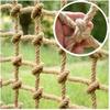 Hynet Child Safety Net, Climbing Rope Net Outdoor Treehouse Fence Playground Protective Net Kids Rope Ladder Garden Hammock Railing Decor (Size : 2 * 8m(7 * 26ft)) view 3