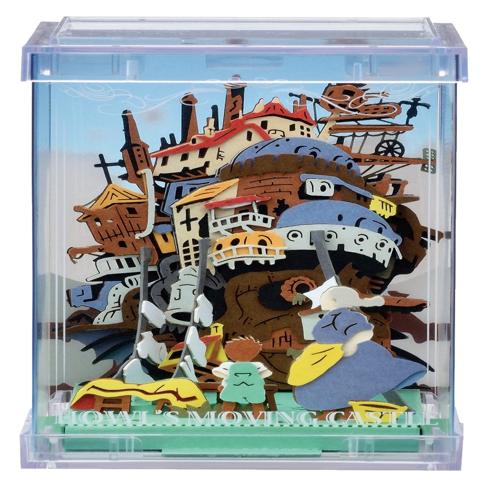 Ensky - Howl's Moving Castle - Good Weather for Laundry Day, Paper Theater Craft Cube (PTC-T07)