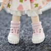 XiDonDon Doll Shoes Fashion Canvas Shoes for Ob11,GSC, 1/12 BJD, Body9 Doll Accessories (Pink) view 2