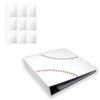 Baseball Card Binder with 50 Transparent Sleeves | Baseballz Texture by All Star Products | Real Look & Feel | Patented 3-Ring Album for Trading Card Protection view 1