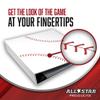 Baseball Card Binder with 50 Transparent Sleeves | Baseballz Texture by All Star Products | Real Look & Feel | Patented 3-Ring Album for Trading Card Protection view 3