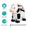 Cuddle Barn - Barnyard Buddies Cow | Animated Singing Cow Plush Stuffed Animal | Walks and Wags Tail to Old Macdonald, 8 inches view 2