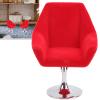 Mini Dollhouse Armchair, 1:12 Dolls House Sofa Furniture Chair Flocking Doll House Chair for Kids(Red) view 3