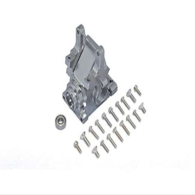 Aluminum Front Or Rear Gear Box (Without Carrier) For Arrma 1:8 KRATON/TALION/OUTCAST/NOTORIOUS/TYPHON/KRATON V5 / NOTORIOUS V5 / 1:7 INFRACTION/LIMITLESS/MOJAVE - 20Pc Set Gray Silver