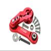 Aluminum Tie Rod + 25T Servo Horn For Arrma 1:8 KRATON/TYPHON/TALION/OUTCAST/NOTORIOUS/KRATON V5 / NOTORIOUS V5 / 1:7 LIMITLESS/INFRACTION/MOJAVE/FIRETEAM - 11Pc Set Red view 1