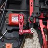 Aluminum Tie Rod + 25T Servo Horn for Arrma 1:8 KRATON / Typhon / Talion / Outcast / Notorious / KRATON V5 / Notorious V5 / 1:7 Limitless / Infraction / Mojave / FIRETEAM - 11Pc Set Orange view 2