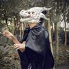 PARTYGEARS Movable Jaw-Dino Mask Moving Jaw Decor-Tyrannosaurus Rex Mask Birthday Decorations, Party for Furry Halloween(Dino) view 3
